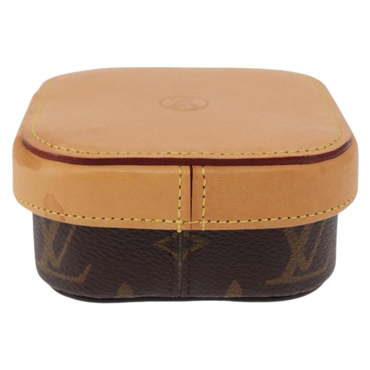 LOUIS VUITTON Monogram Boite Camille MM Jewelry Box GI0018 LV Auth 154388V