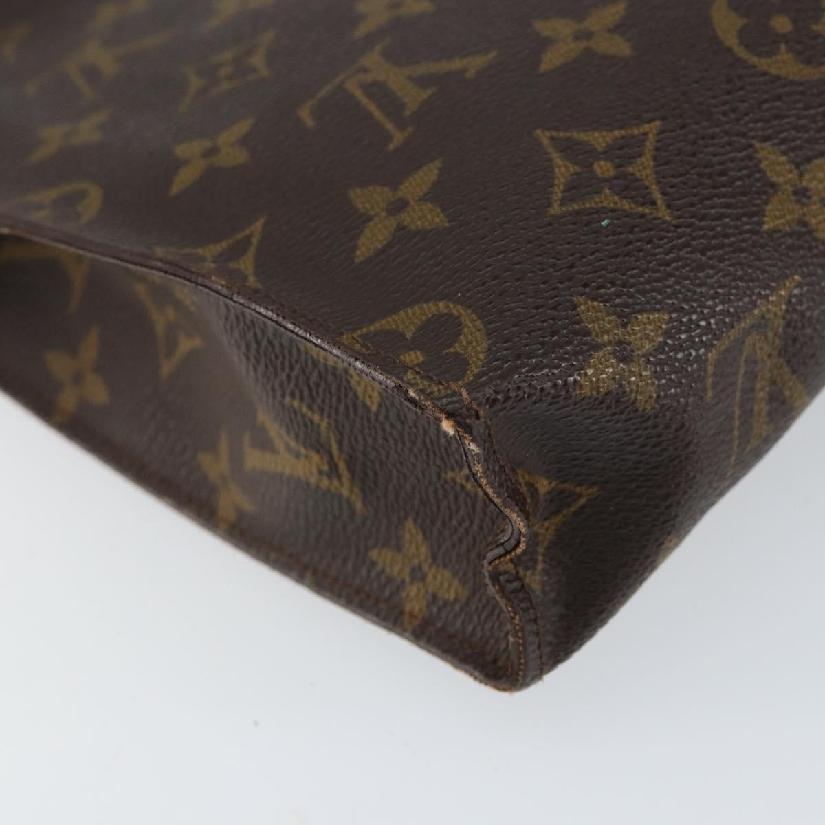LOUIS VUITTON Monogram Poche Toilette 26 Pouch M47542 LV Auth 154392