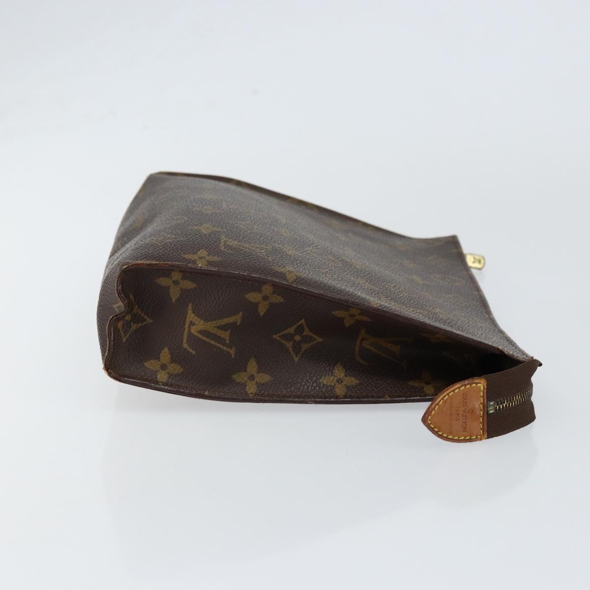 LOUIS VUITTON Monogram Poche Toilette 26 Pouch M47542 LV Auth 154392