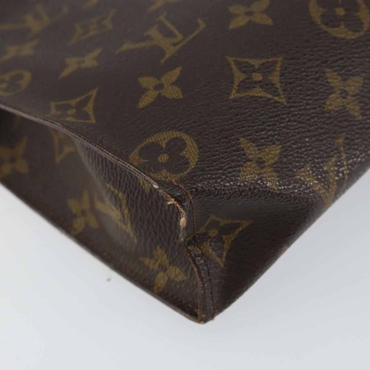 LOUIS VUITTON Monogram Poche Toilette 26 Pouch M47542 LV Auth 154392