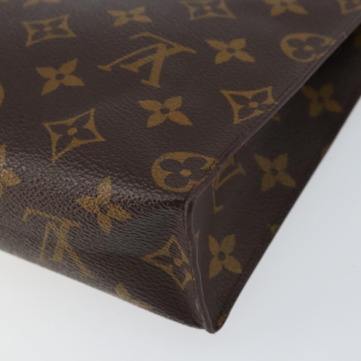 LOUIS VUITTON Monogram Poche Toilette 26 Pouch M47542 LV Auth 154393