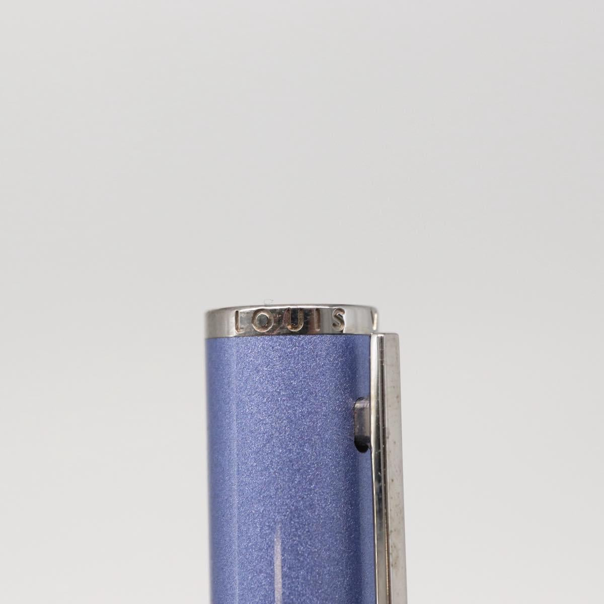 LOUIS VUITTON Jetligne Pen metal Blue N79229 LV Auth 154394V