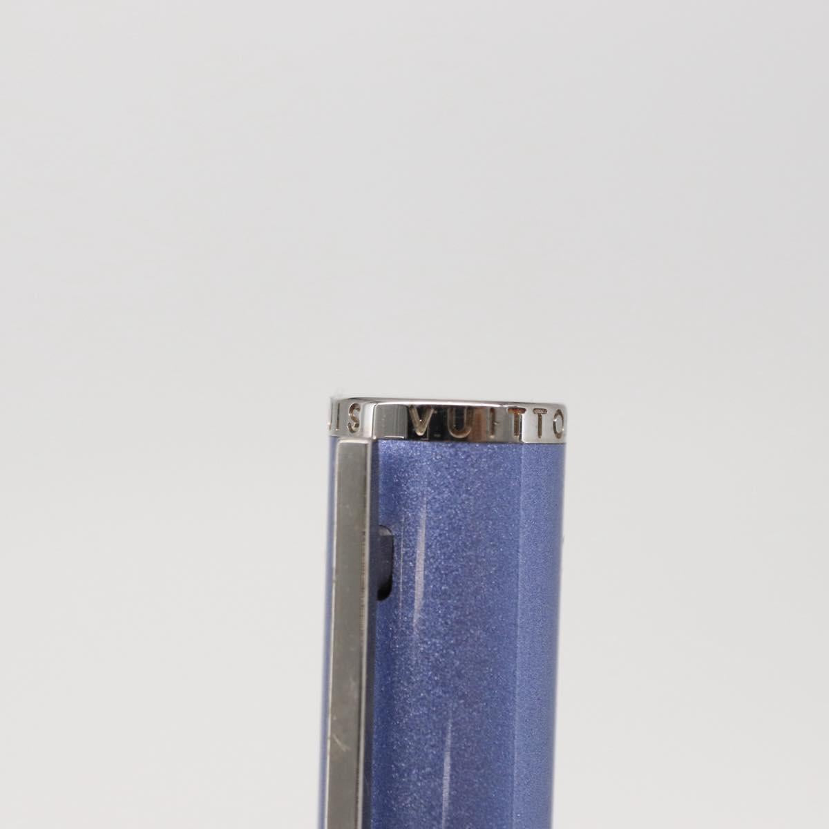 LOUIS VUITTON Jetligne Pen metal Blue N79229 LV Auth 154394V