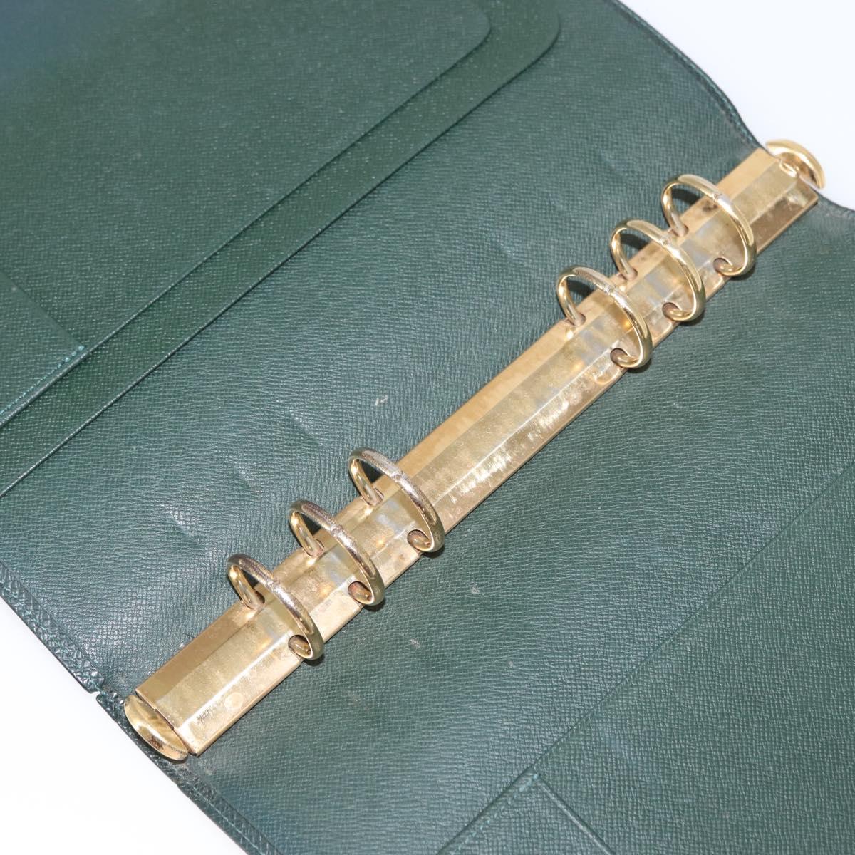 LOUIS VUITTON Taiga Agenda GM Day Planner Cover Epicea R20404 LV Auth 154396