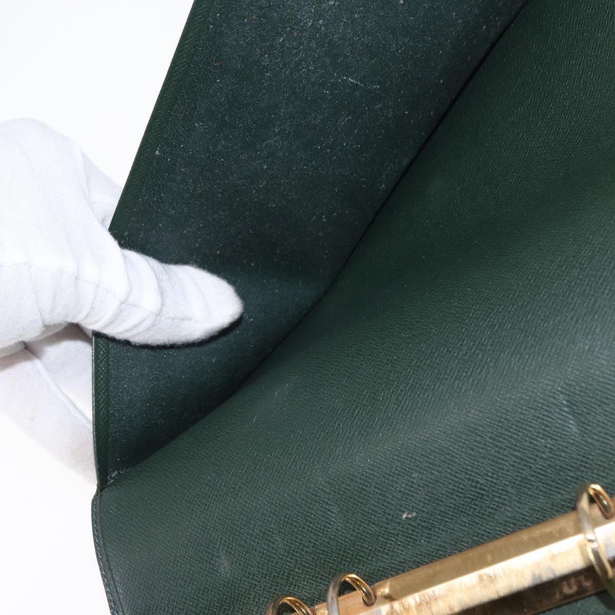 LOUIS VUITTON Taiga Agenda GM Day Planner Cover Epicea R20404 LV Auth 154396