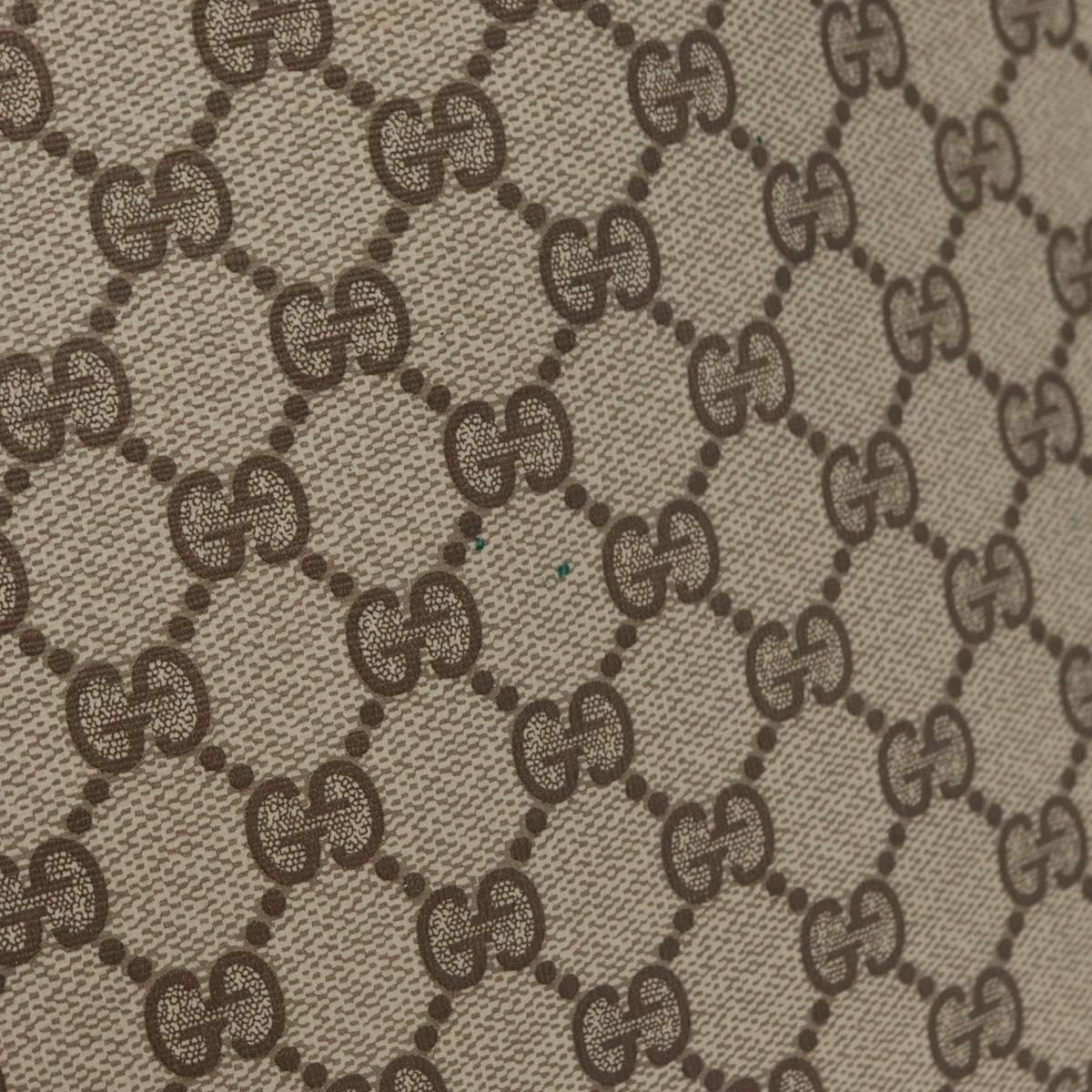 GUCCI GG Supreme Tote Bag PVC Beige 002 103 1301 Auth 154413