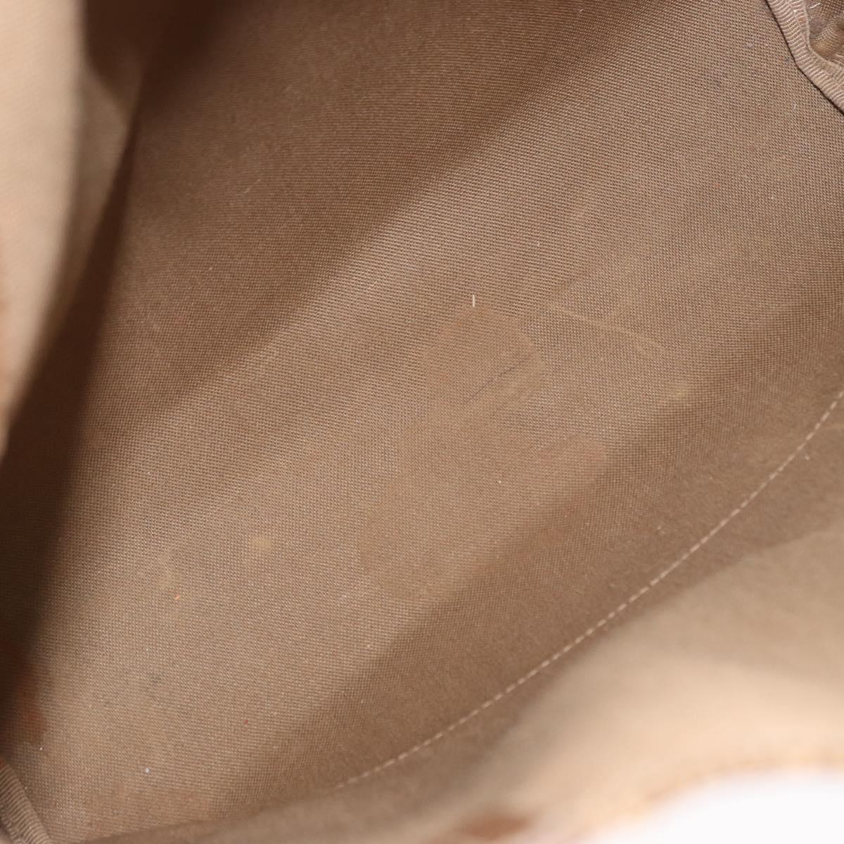 GUCCI GG Supreme Web Sherry Line Tote Bag PVC Beige Gold 39 02 003 Auth 154421