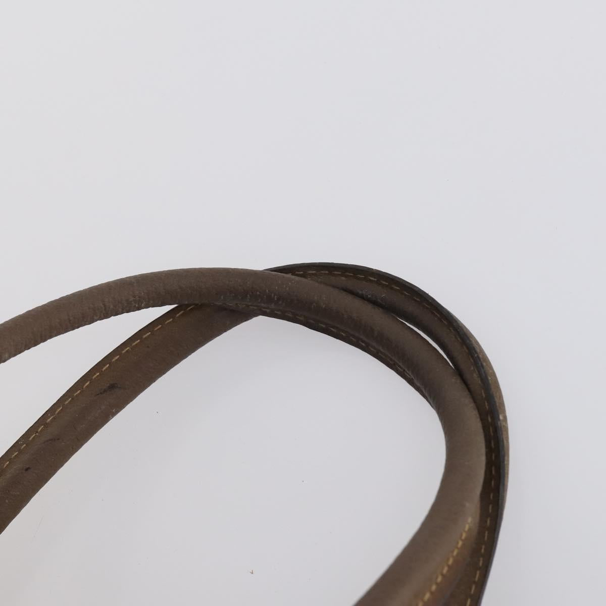 GUCCI GG Supreme Boston Bag PVC Leather 2way Beige Gold 012 14 6081 Auth 154424