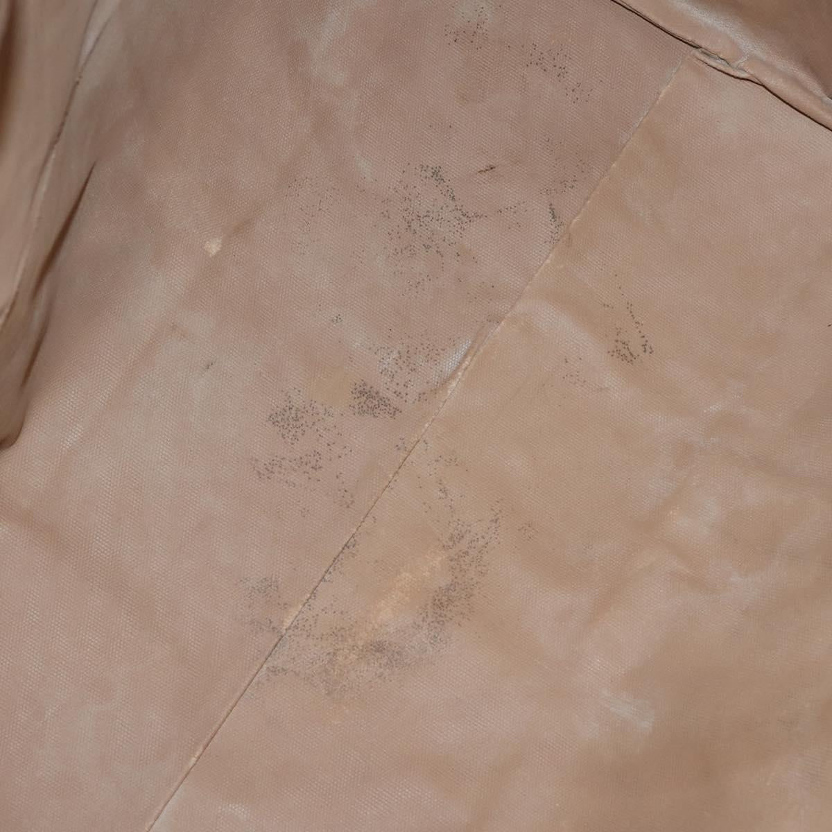 GUCCI GG Supreme Boston Bag PVC Leather 2way Beige Gold 012 14 6081 Auth 154424