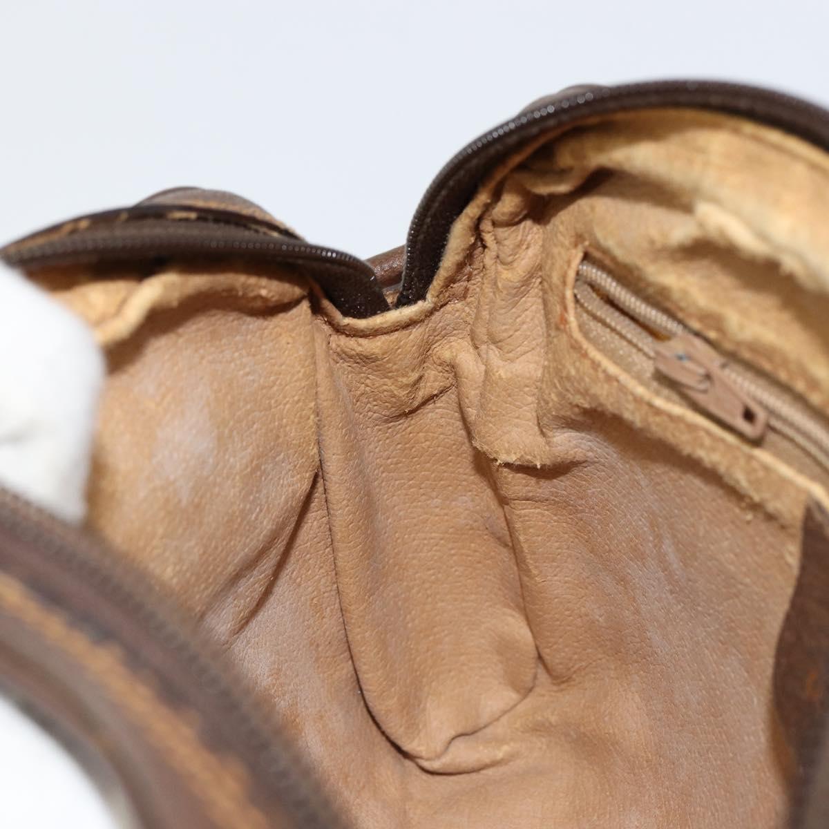 GUCCI GG Supreme Web Sherry Line Shoulder Bag PVC Beige 156 02 089 Auth 154429