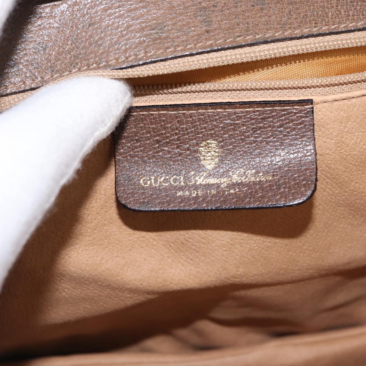 GUCCI GG Supreme Shoulder Bag PVC Beige Gold 904 02 025 Auth 154431