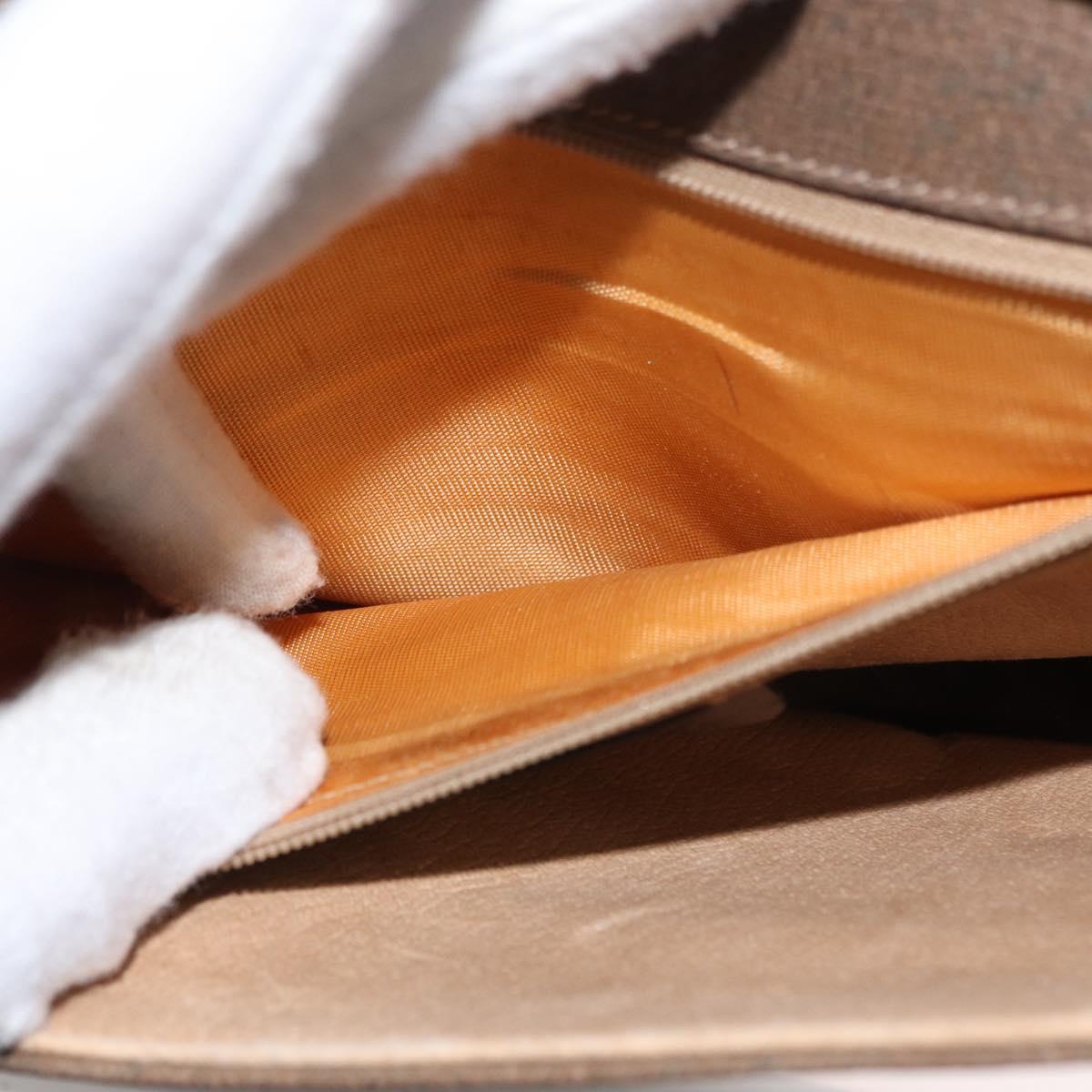 GUCCI GG Supreme Shoulder Bag PVC Beige Gold 904 02 025 Auth 154431