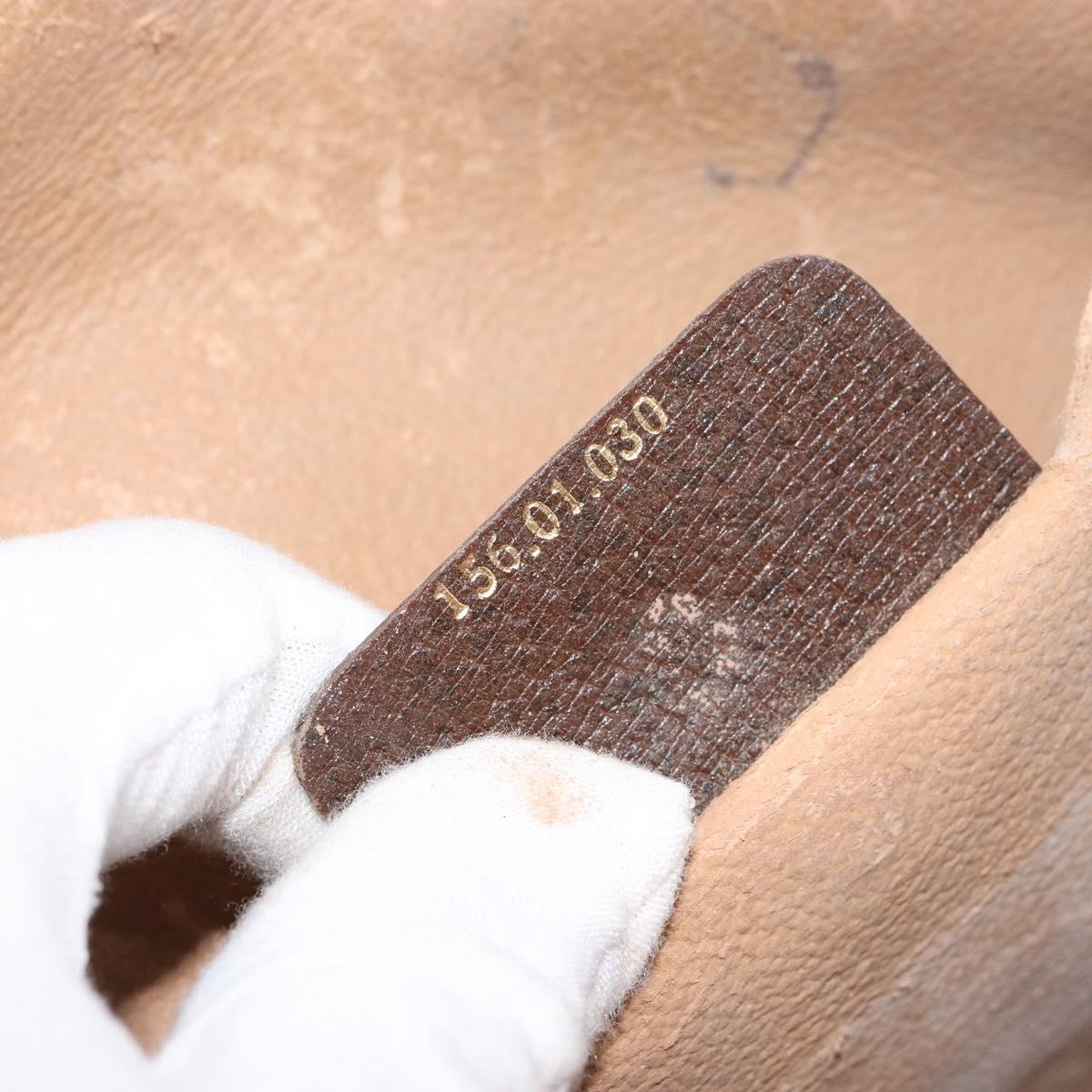 GUCCI GG Supreme Web Sherry Line Bag PVC Beige Gold 156 01 030 Auth 154433