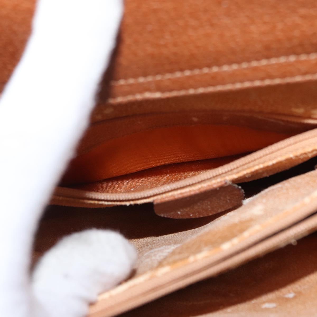 GUCCI Bamboo Hand Bag Leather Brown Gold 002 1186 0260 Auth 154460