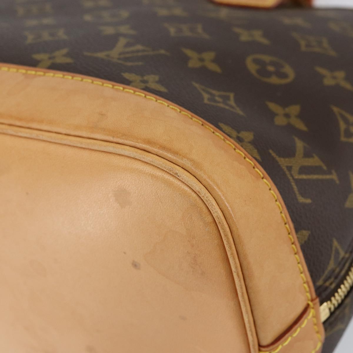 LOUIS VUITTON Monogram Alma Hand Bag M51130 LV Auth 154479