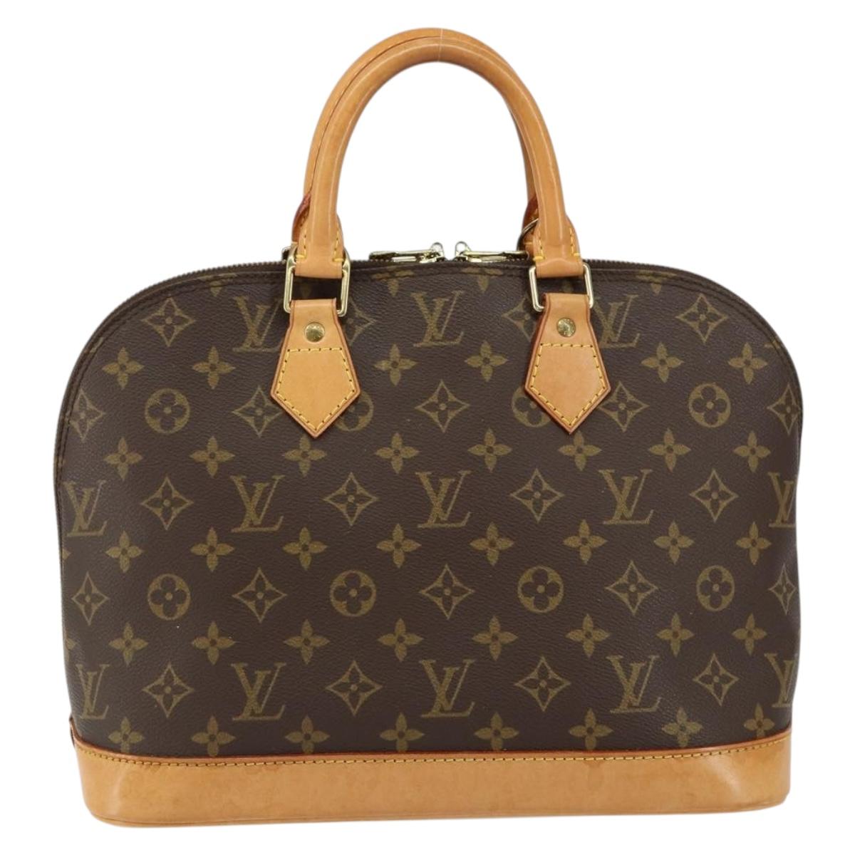 LOUIS VUITTON Monogram Alma Hand Bag M51130 LV Auth 154479