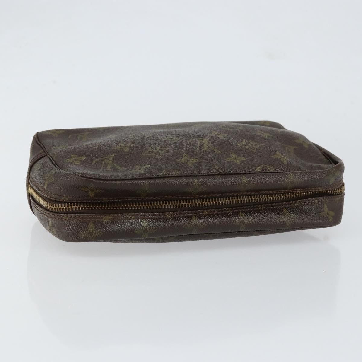 LOUIS VUITTON Monogram Trousse Toilette 23 Clutch Bag M47524 LV Auth 154485