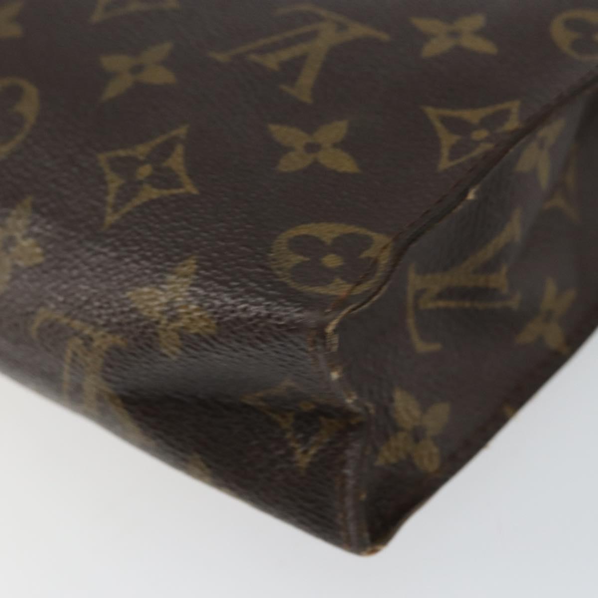 LOUIS VUITTON Monogram Poche Toilette 26 Pouch M47542 LV Auth 154487