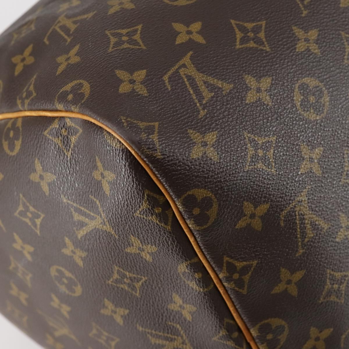 LOUIS VUITTON Monogram Keepall 55 Boston Bag M41424 LV Auth 154490