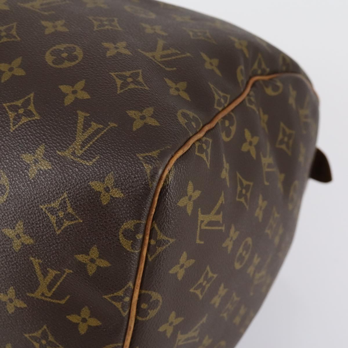 LOUIS VUITTON Monogram Keepall 55 Boston Bag M41424 LV Auth 154491