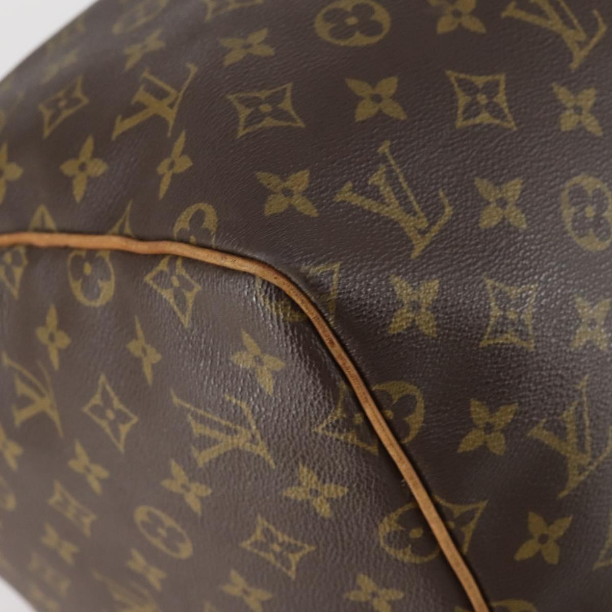 LOUIS VUITTON Monogram Keepall 55 Boston Bag M41424 LV Auth 154491