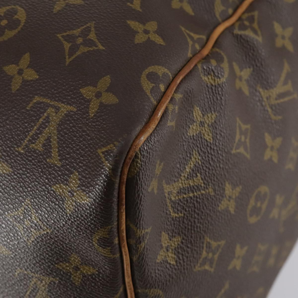 LOUIS VUITTON Monogram Keepall 55 Boston Bag M41424 LV Auth 154491