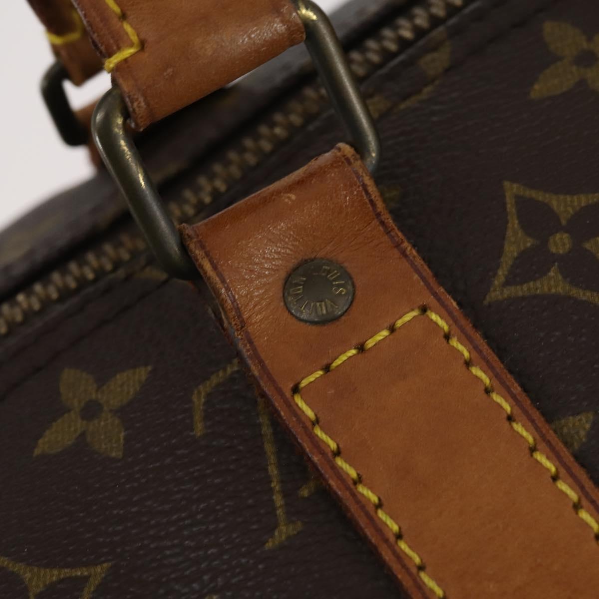 LOUIS VUITTON Monogram Keepall 55 Boston Bag M41424 LV Auth 154491