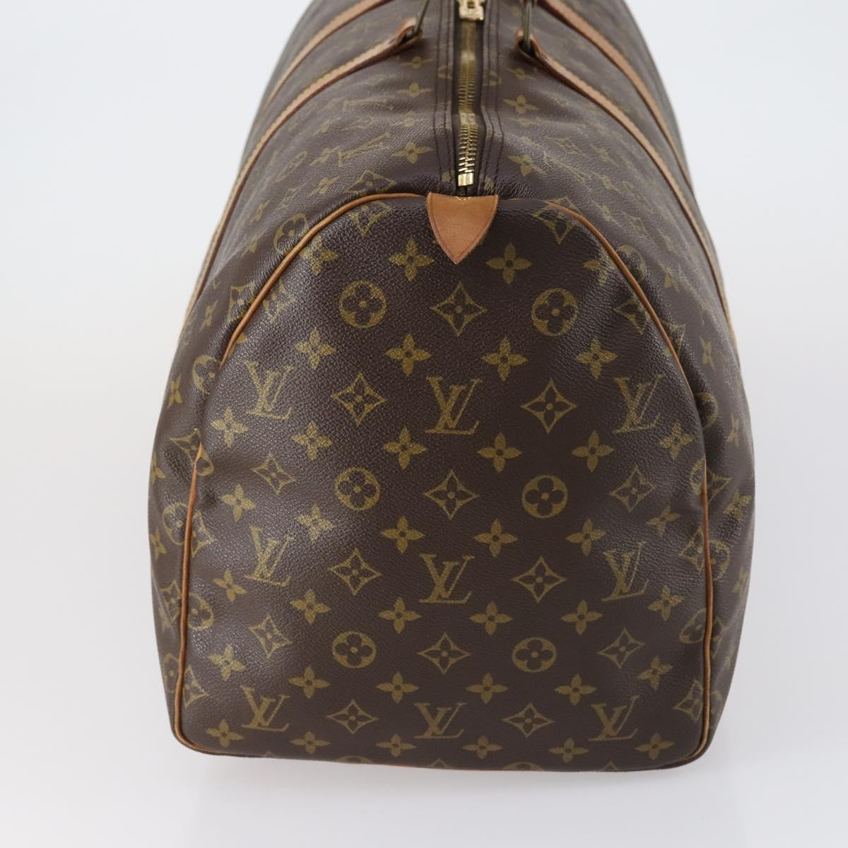 LOUIS VUITTON Monogram Keepall 55 Boston Bag M41424 LV Auth 154491