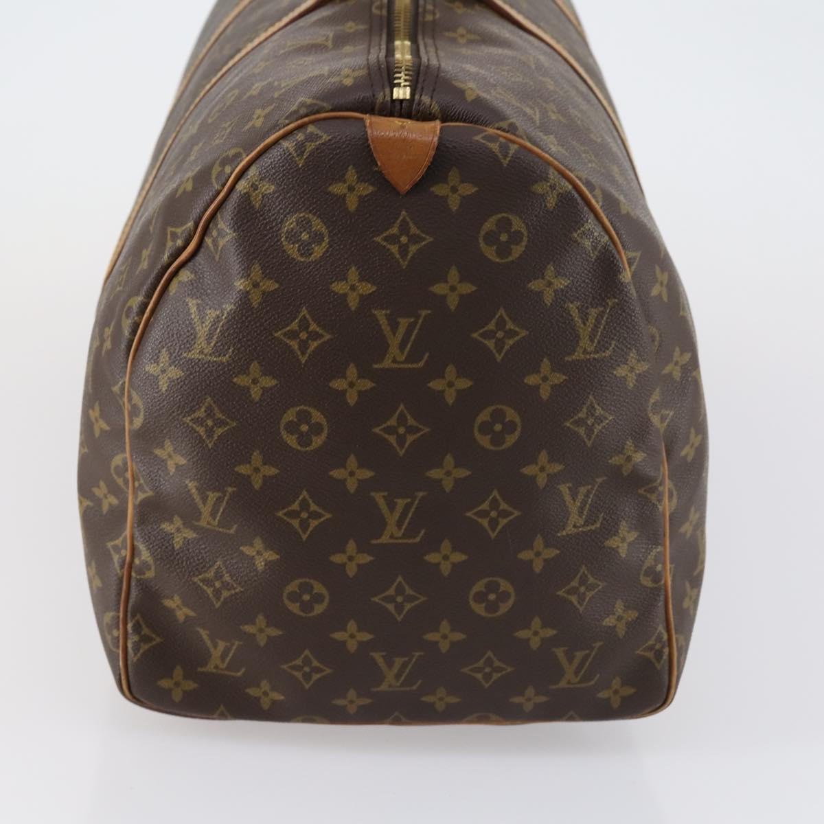 LOUIS VUITTON Monogram Keepall 55 Boston Bag M41424 LV Auth 154491