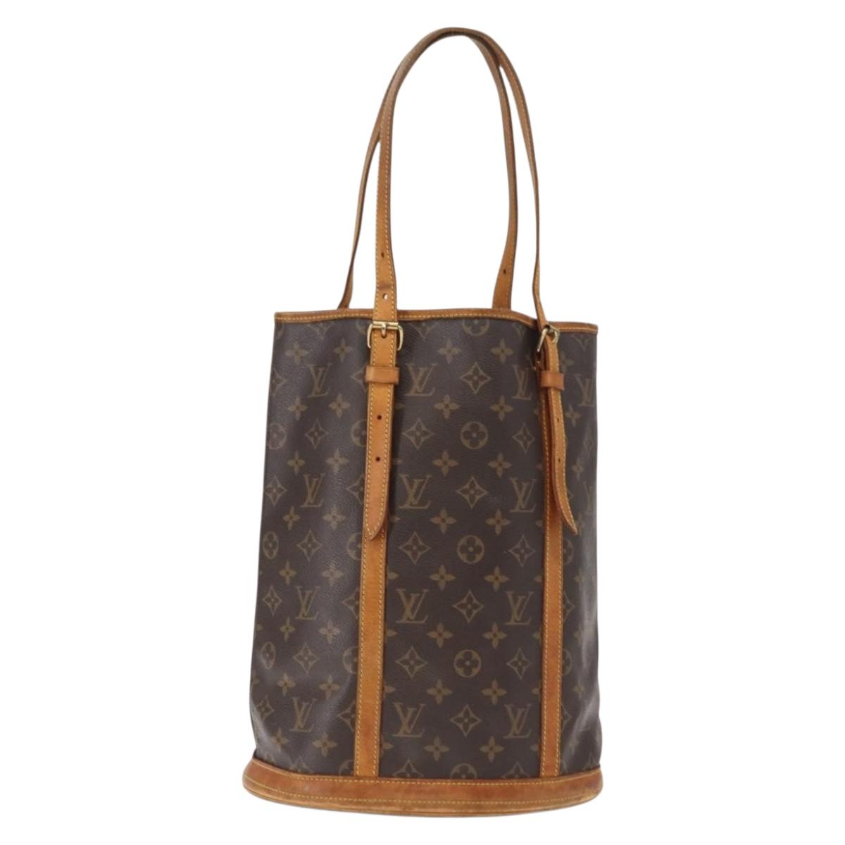 LOUIS VUITTON Monogram Bucket GM Shoulder Bag M42236 LV Auth 154494