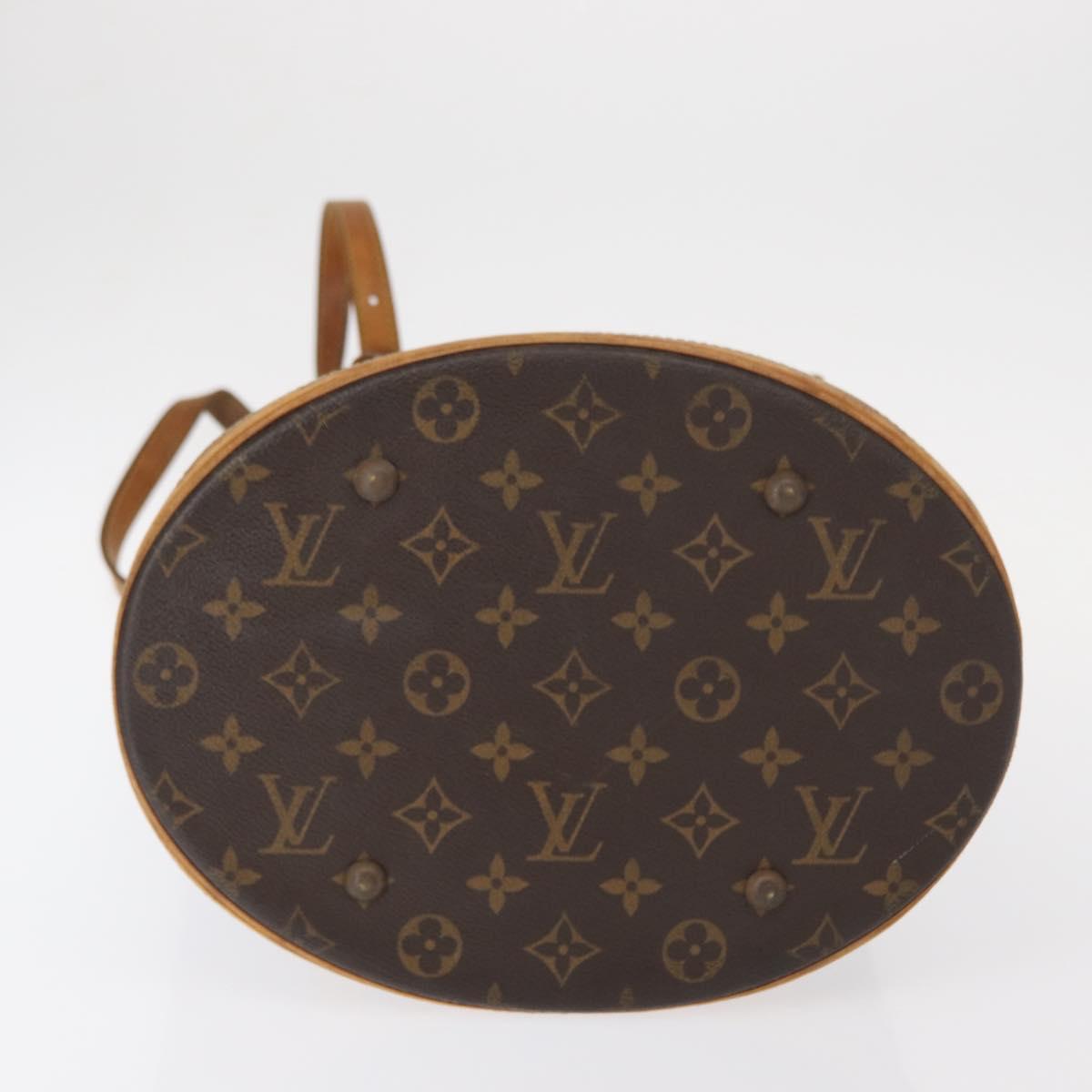 LOUIS VUITTON Monogram Bucket GM Shoulder Bag M42236 LV Auth 154494