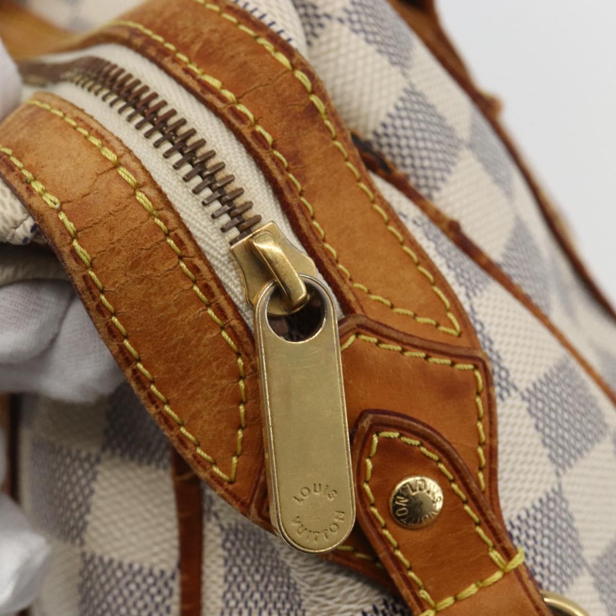 LOUIS VUITTON Damier Azur Stresa PM Tote Bag M51188 LV Auth 154495