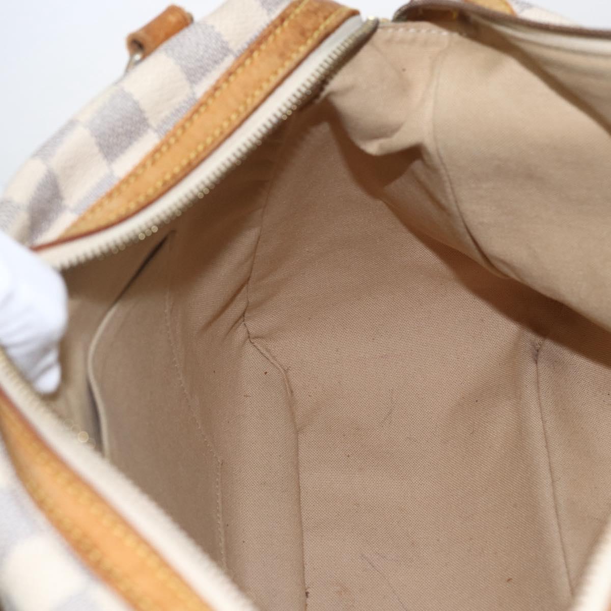 LOUIS VUITTON Damier Azur Stresa PM Tote Bag M51188 LV Auth 154495