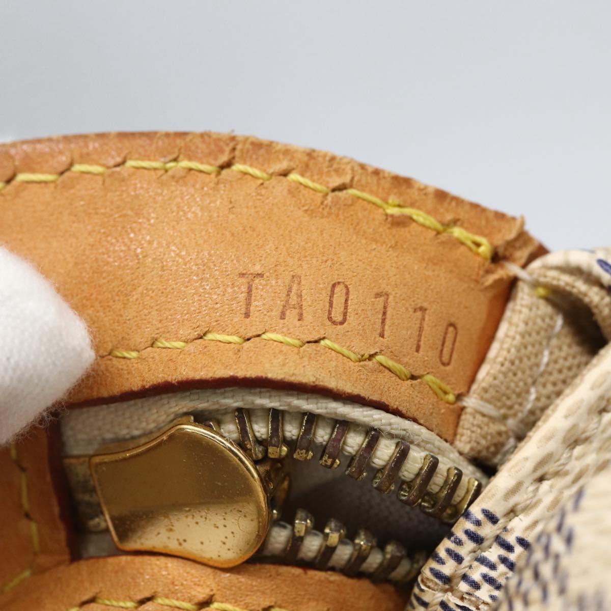 LOUIS VUITTON Damier Azur Stresa PM Tote Bag M51188 LV Auth 154495