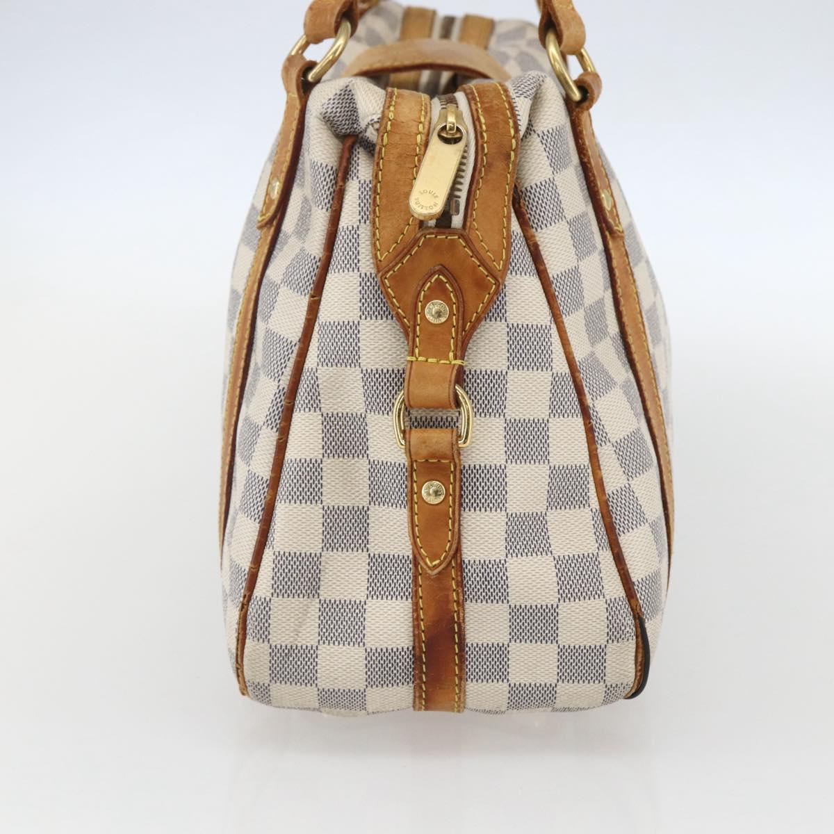 LOUIS VUITTON Damier Azur Stresa PM Tote Bag M51188 LV Auth 154495