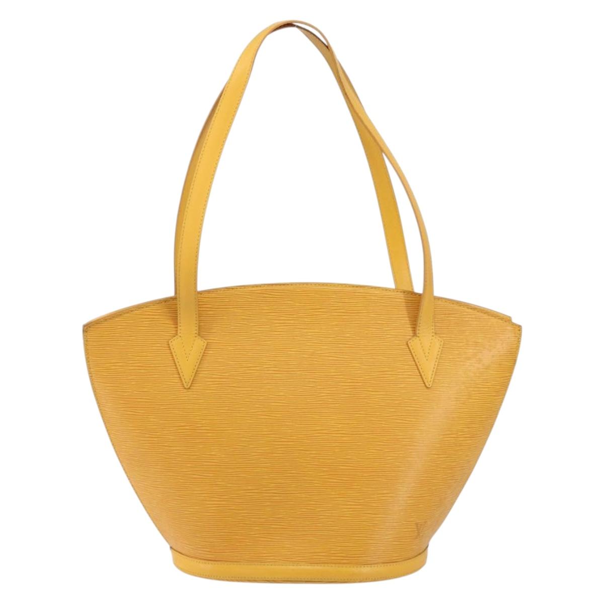 LOUIS VUITTON Epi Saint Jacques Shopping Shoulder Bag Yellow M52269 Auth 154496