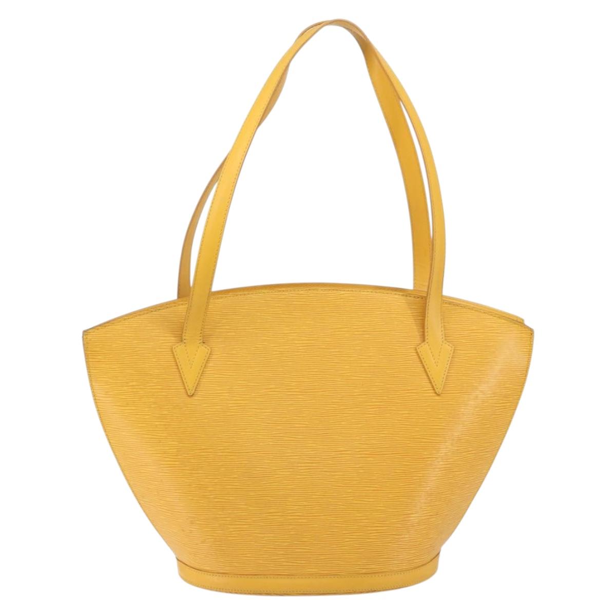 LOUIS VUITTON Epi Saint Jacques Shopping Shoulder Bag Yellow M52269 Auth 154496