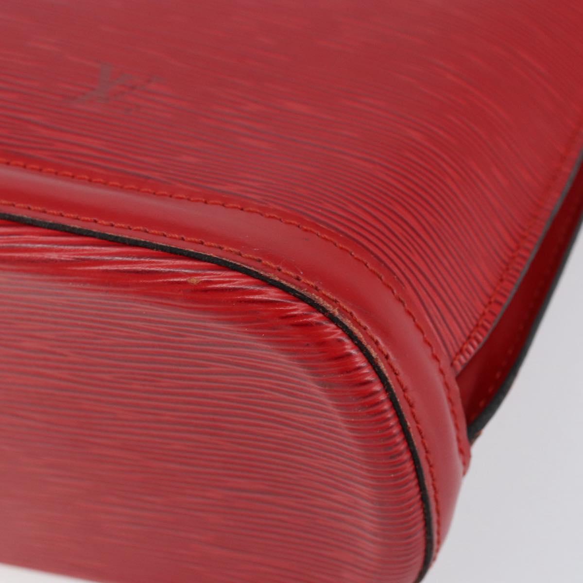 LOUIS VUITTON Epi Lussac Shoulder Bag Red M52287 LV Auth 154497