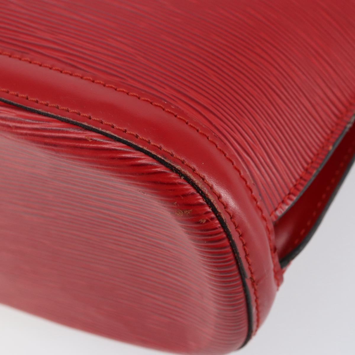 LOUIS VUITTON Epi Lussac Shoulder Bag Red M52287 LV Auth 154497