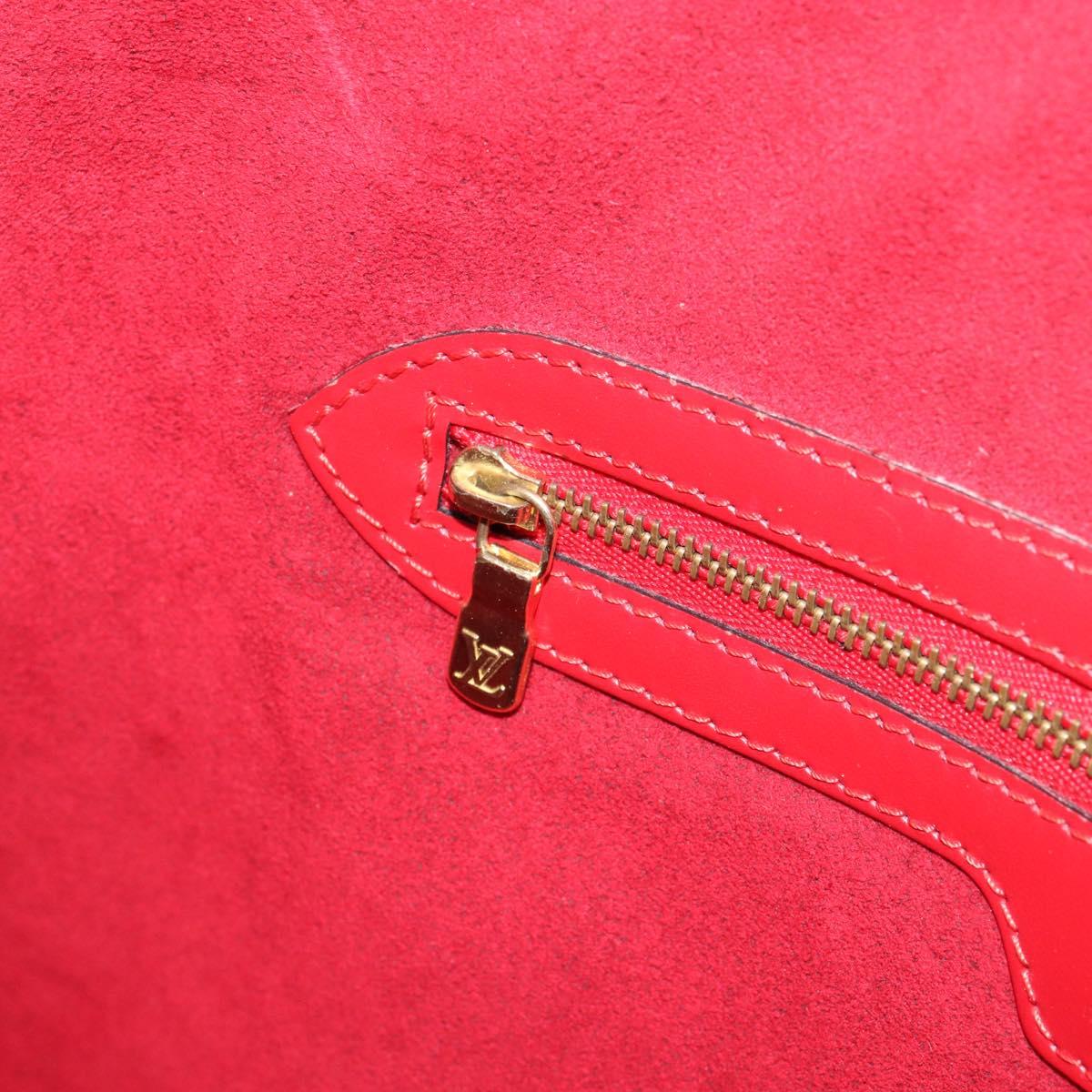 LOUIS VUITTON Epi Lussac Shoulder Bag Red M52287 LV Auth 154497