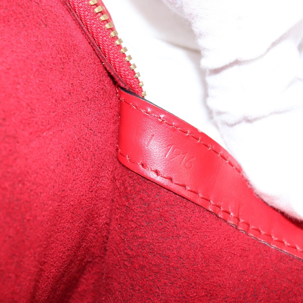 LOUIS VUITTON Epi Lussac Shoulder Bag Red M52287 LV Auth 154497