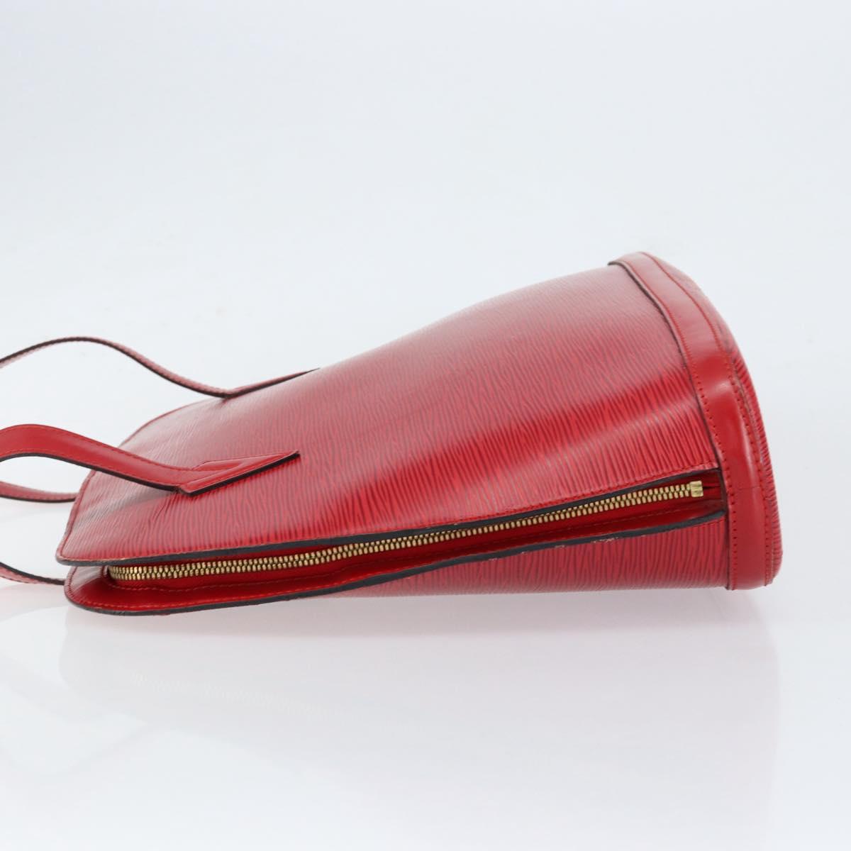 LOUIS VUITTON Epi Lussac Shoulder Bag Red M52287 LV Auth 154497