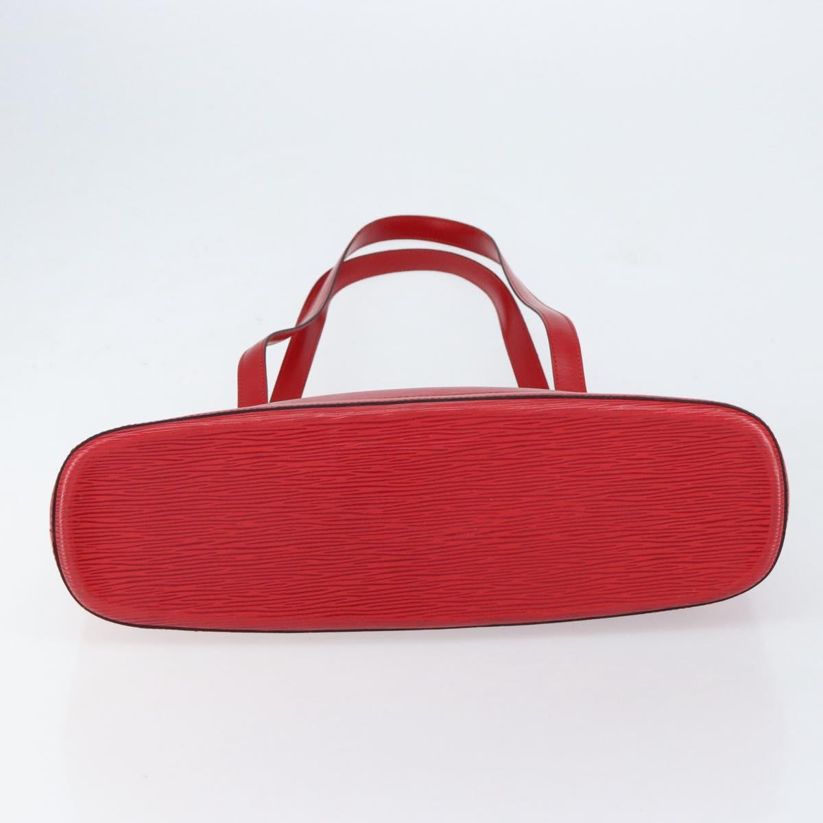 LOUIS VUITTON Epi Lussac Shoulder Bag Red M52287 LV Auth 154497