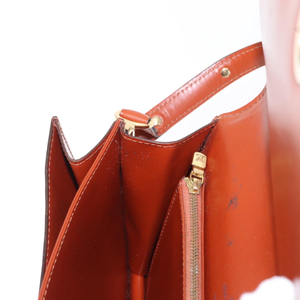 LOUIS VUITTON Epi Free Run Shoulder Bag Brown M52403 LV Auth 154498