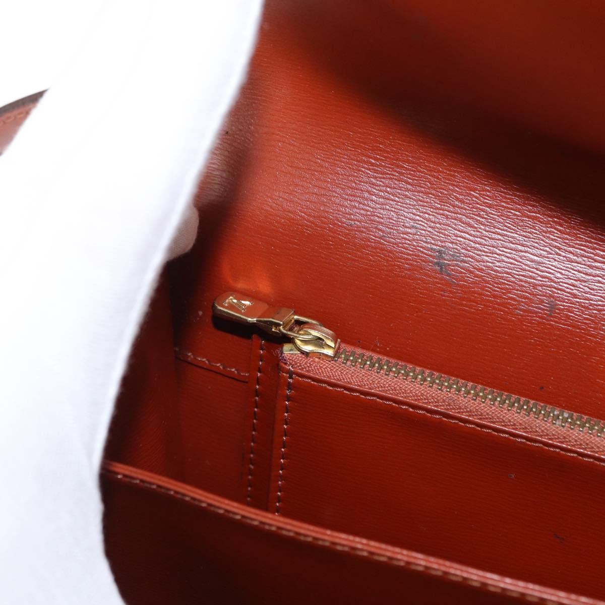 LOUIS VUITTON Epi Free Run Shoulder Bag Brown M52403 LV Auth 154498