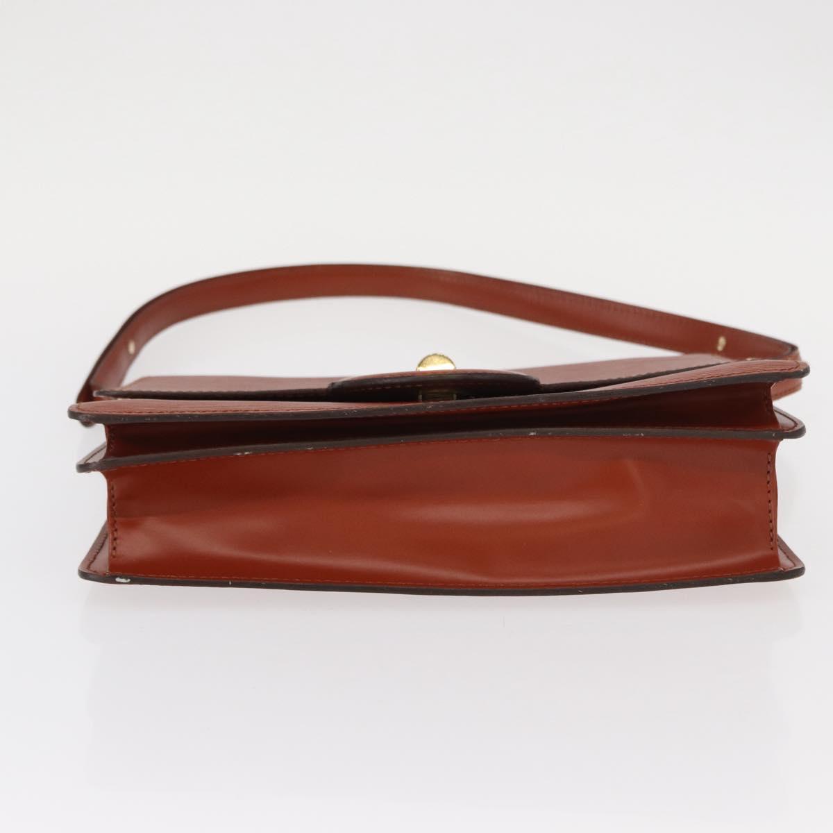 LOUIS VUITTON Epi Free Run Shoulder Bag Brown M52403 LV Auth 154498