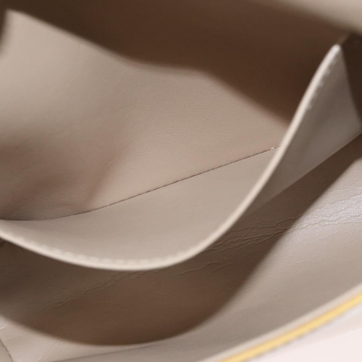 LOUIS VUITTON Monogram Vernis Thompson Street Bag Beige M91301 LV Auth 154499