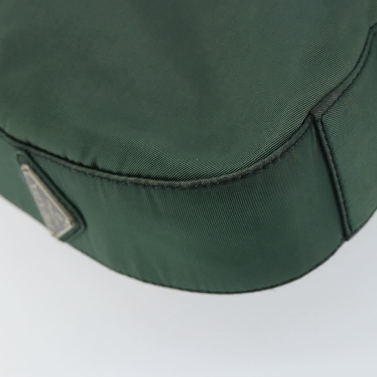 PRADA Shoulder Bag Nylon Green Auth 154515
