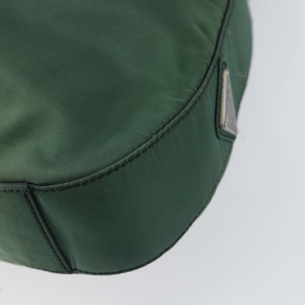 PRADA Shoulder Bag Nylon Green Auth 154515