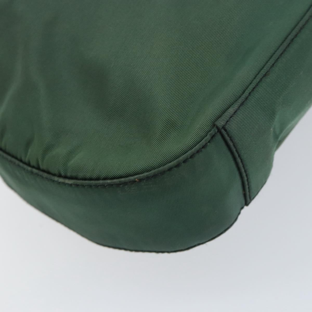 PRADA Shoulder Bag Nylon Green Auth 154515